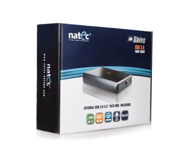 Natec Rhino 3,5" (SATA na USB 3.0) aluminium - 155483 - zdjęcie 5